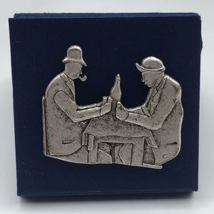 Vintage Cezanne PMA pewter lapel  pin